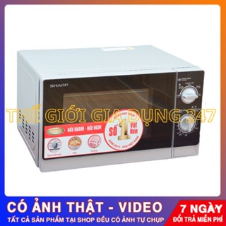 Lò vi sóng Sharp - Chính hãng - Bảo hành 12 tháng | Lò vi sóng cơ | Nút vặn có tiếng Việt
