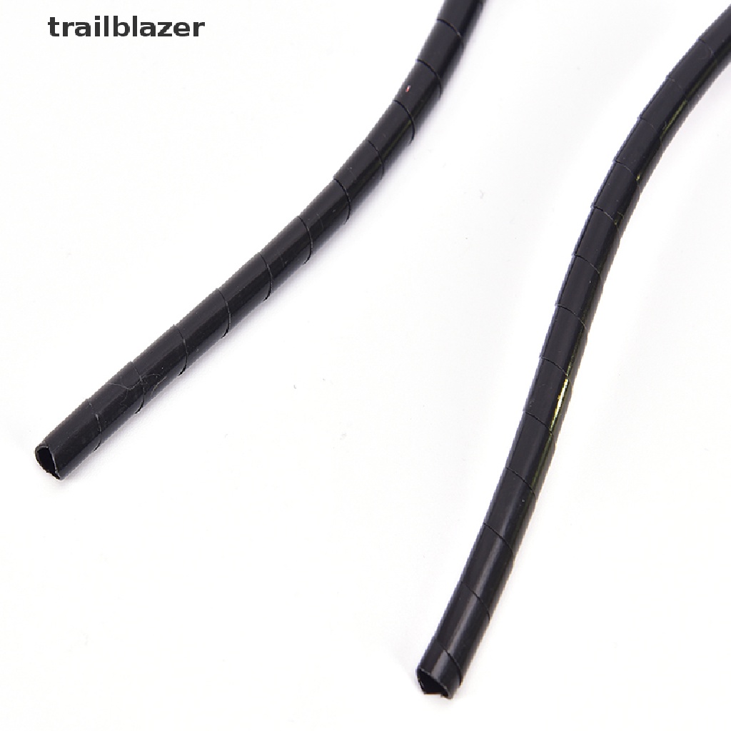 Cuộn Dây Cáp Xoắn Ốc Bằng Nhựa PE Màu Đen Đường Kính 6mm Dài 17M