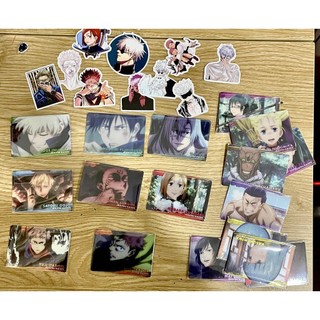 Jujutsu Kaisen Metal Card Collection 1 auth, unpack tự chọn mẫu