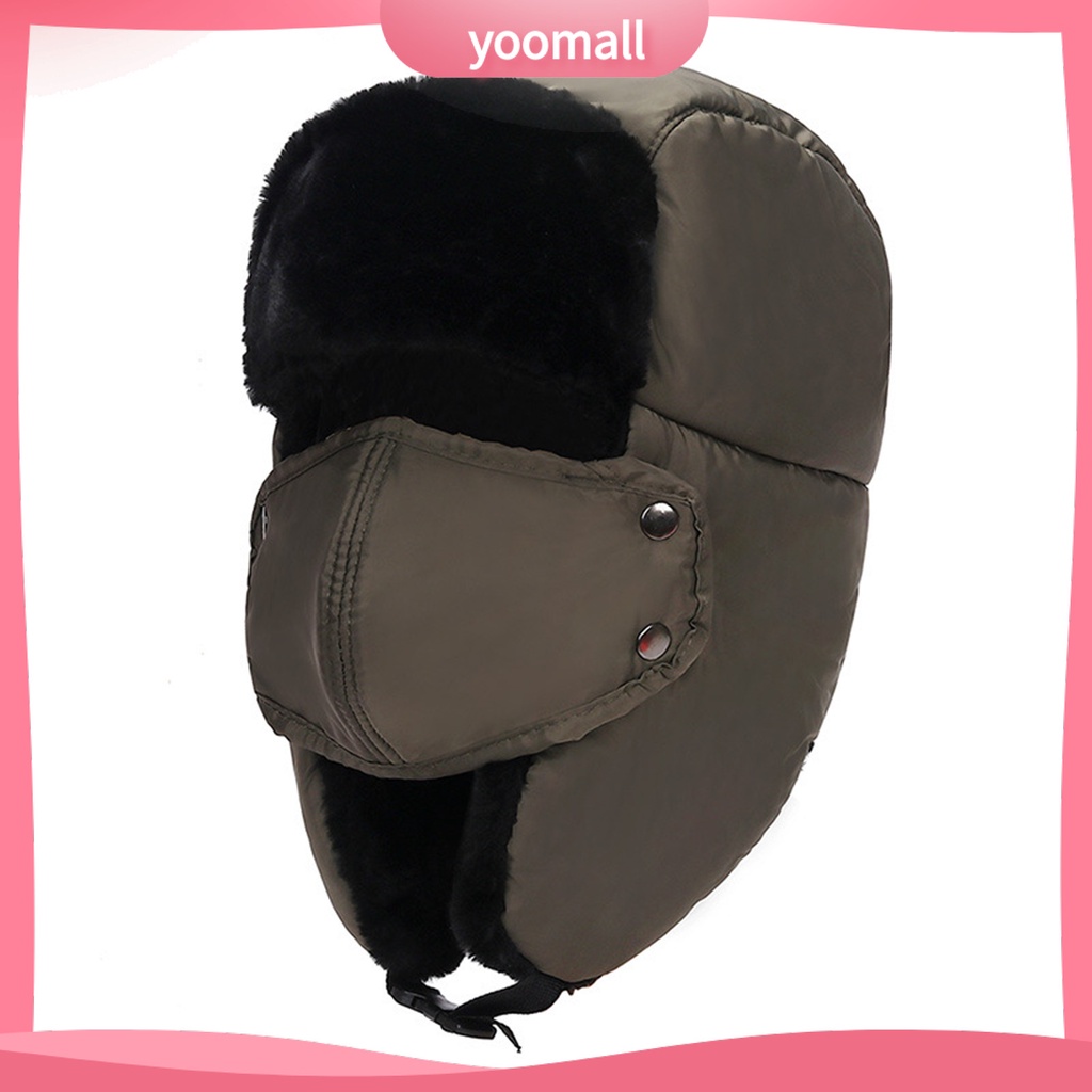 Nón Lông Dày Che Tai Giữ Ấm Chống Gió Cho Nam Nữ