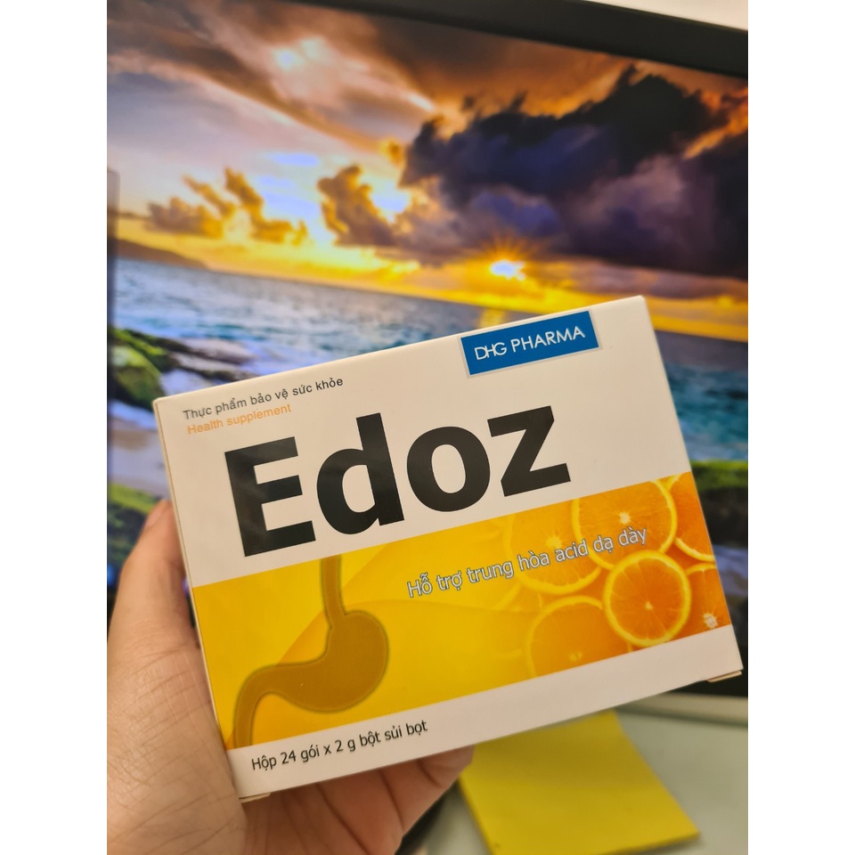 EDOZ KIDS giảm đầy hơi ợ chua hộp 24 gói