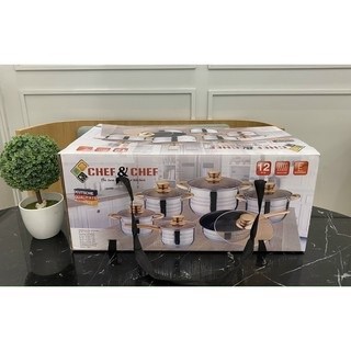 Bộ Nồi 6 Món CHEF&CHEF Chính Hãng