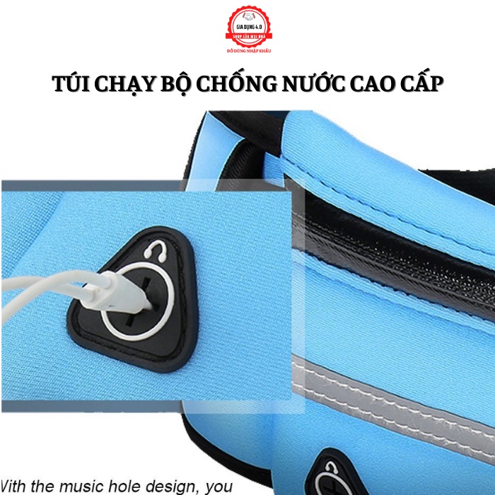 Túi đeo bụng chạy bộ Nam Nũ túi thể thao chống nước cao cấp