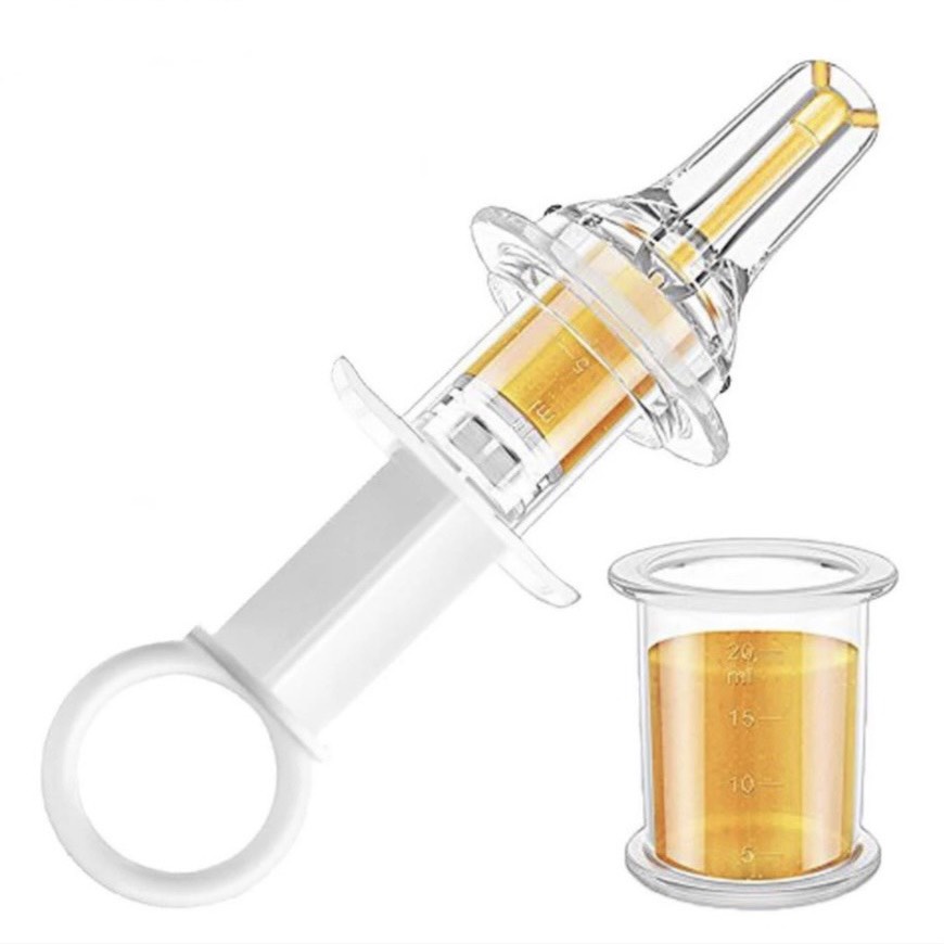 Xi lanh đầu silicon 2 vòi giúp bơm đút bón sữa cho bé