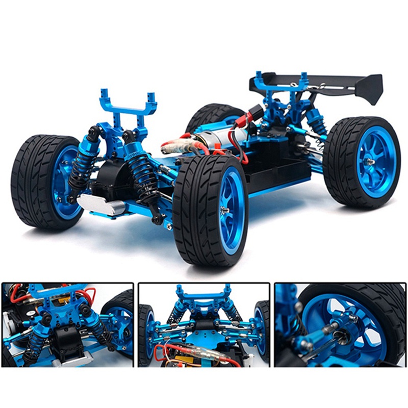 Set 4 Phuộc Giảm Xóc Bằng Kim Loại Màu Đỏ Thay Thế Cho Xe Điều Khiển Từ Xa Wltoys A959 A959-B A949 A969 A979 K929 1 / 18