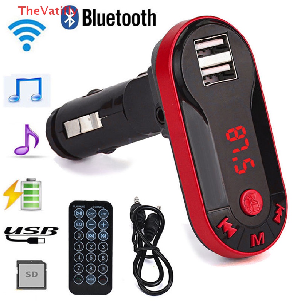 Máy Nghe Nhạc MP3 FM Bluetooth Không Dây Rảnh Tay Cổng USB