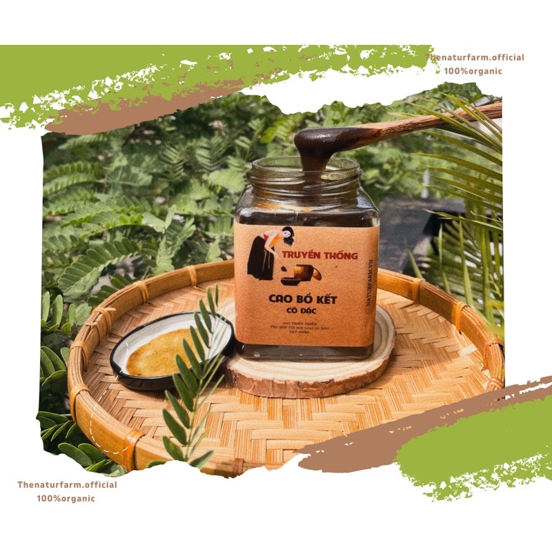 Dầu gội bồ kết, cao gội bồ kết cô đặc naturfarm nấu thủ công [ 500ML ]