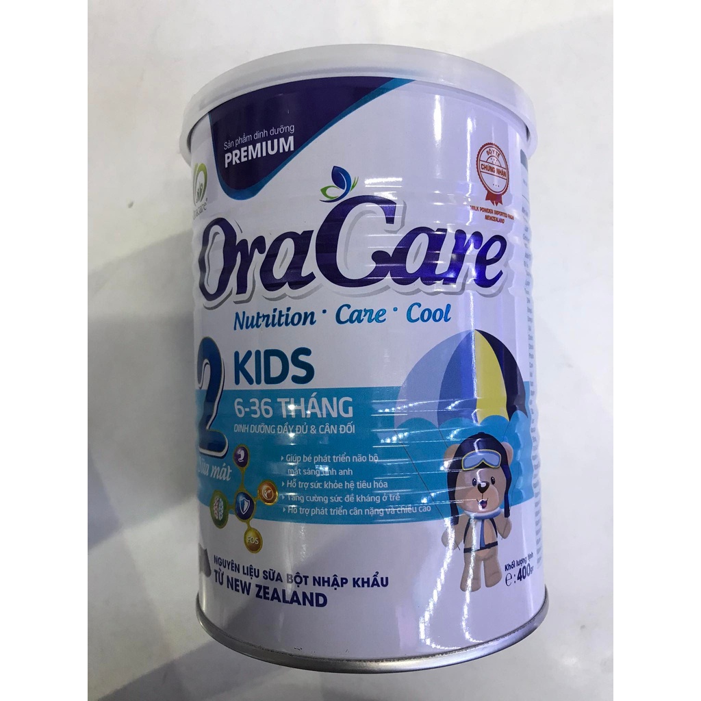 Sữa công thức Oracare Kids STEP 2 lon 400g