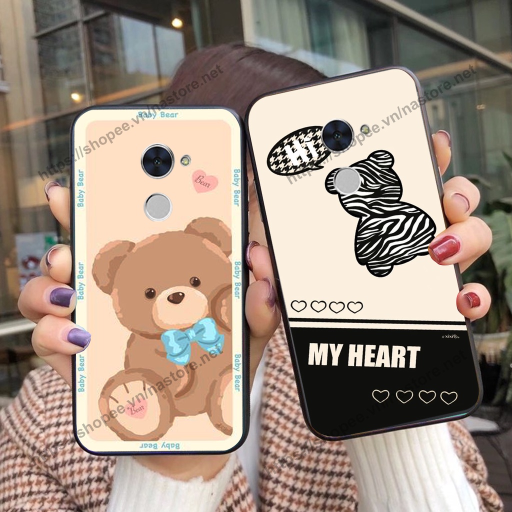 Ốp lưng Huawei Y7 Prime - GR5 2017 mẫu gấu hoạt hình mới nhất 2023 cute giá rẻ