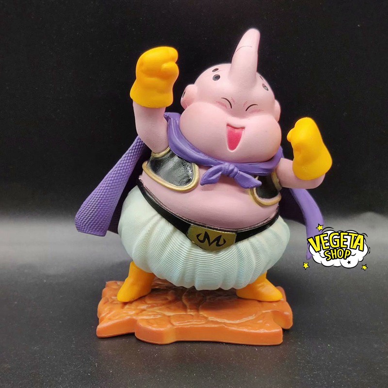 Mô hình Buu - Dragon Ball - Majin Buu Ma bư mập - Buu béo có đế là Dabura bị biến thành Chocolate - Full box - Cao 8cm