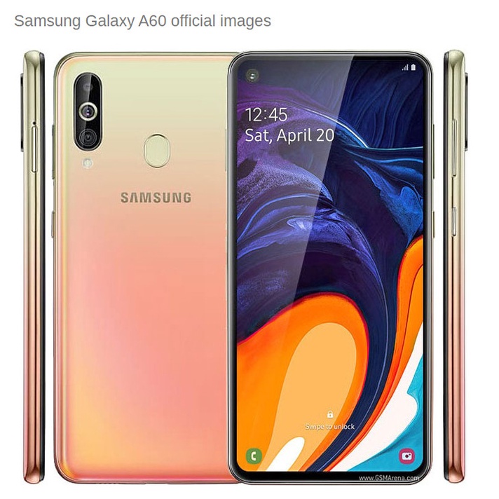 Ốp lưng Samsung A60 dẻo trong suốt viền gồ bảo vệ cam bền, đẹp