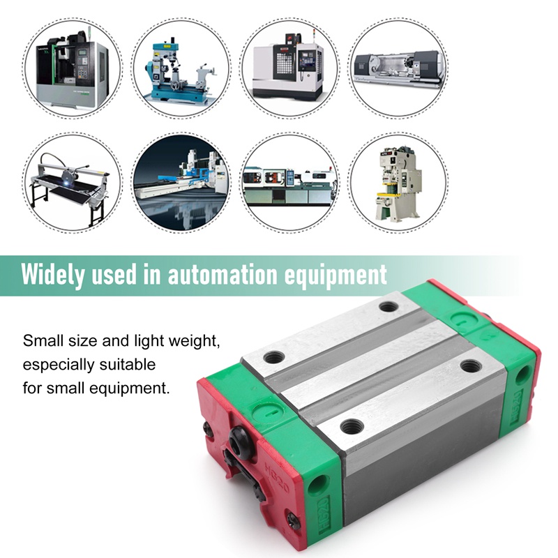 Khối Trượt Tuyến Tính Bằng Thép Hgg20Ca 20Mm Cho Máy CNC