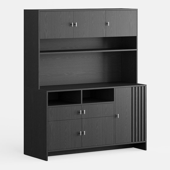 RAMUS, Tủ bếp KIT_018, 140x55x172cm, kệ bếp Scandi Home