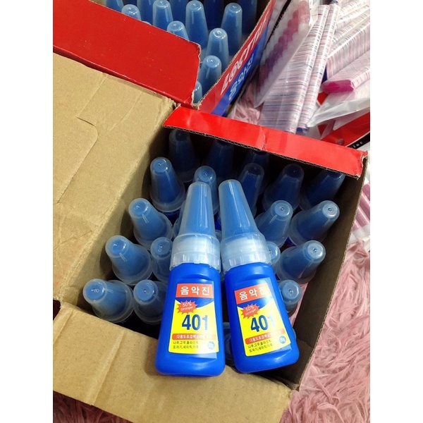 Keo 401 chính hãng , keo gắn móng giả siêu chắc 20g có bảo hành