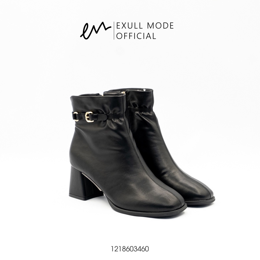 Giày Bốt Exull Mode Shoes Boots Da Trơn Đế Vuông Thời Trang Nữ 12186034