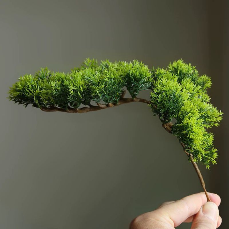 Cành Tùng Giả, cành tùng nhựa,nhánh tùng tuyết Cây Giả Trang Trí Decor