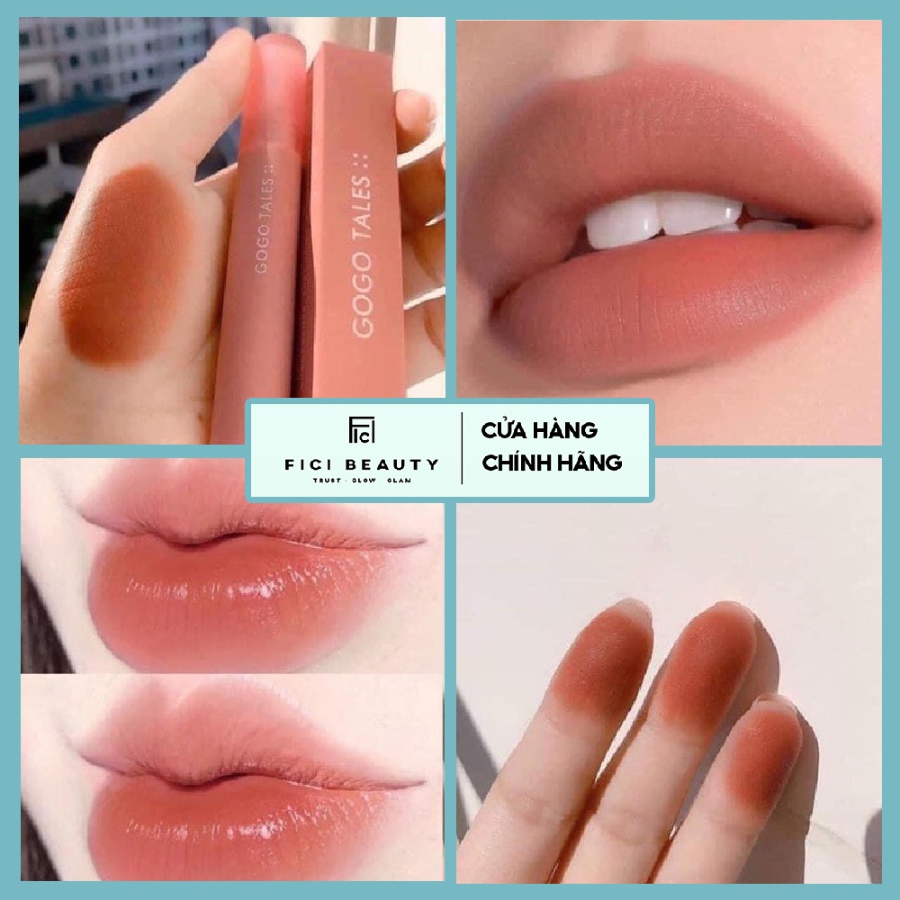 Son Nội Địa Trung GOGO TALES Chất Son Lì Mịn, Màu Lên Chuẩn Đẹp