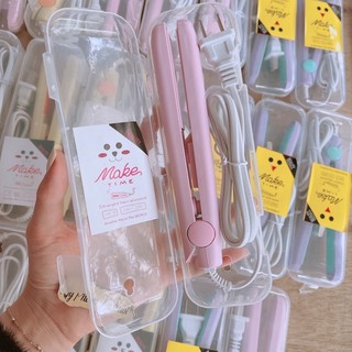 Máy Là Tóc Mái Mini Make Time, Máy ép, Duỗi Tóc Thẳng Tiện Lợi [Hàng Loại 1]