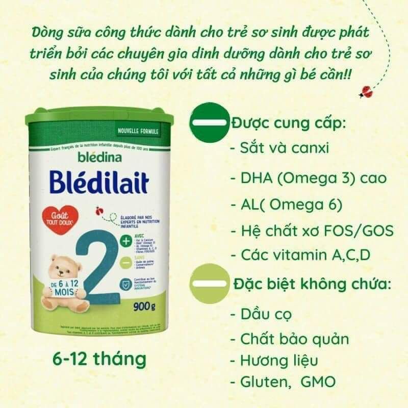 SỮA BỘT BLEDILAIT NỘI ĐỊA PHÁP 900G