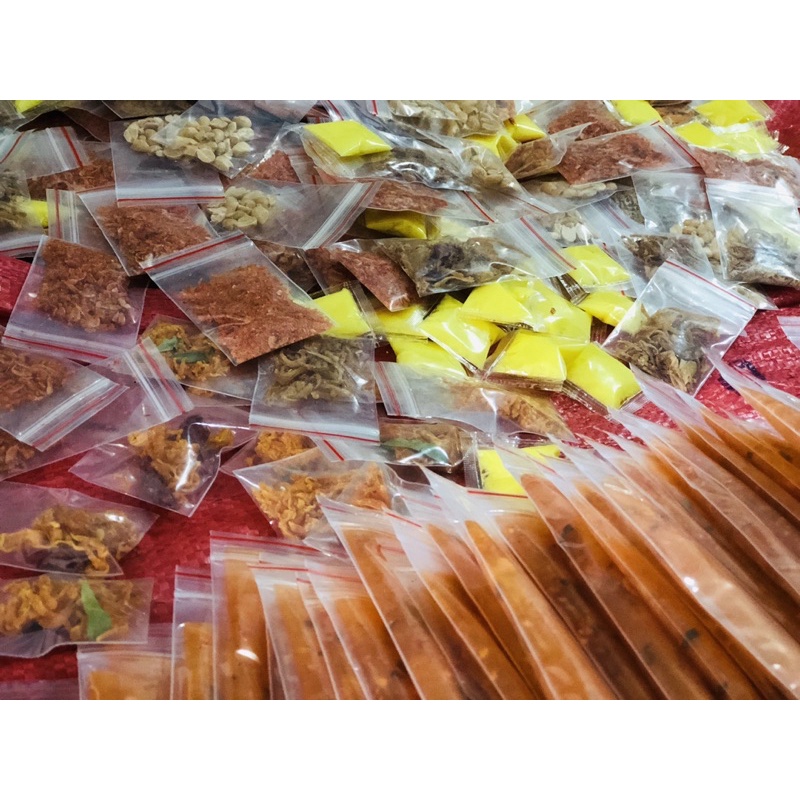 Bánh tráng dẻo tôm bơ khô gà giá siêu min