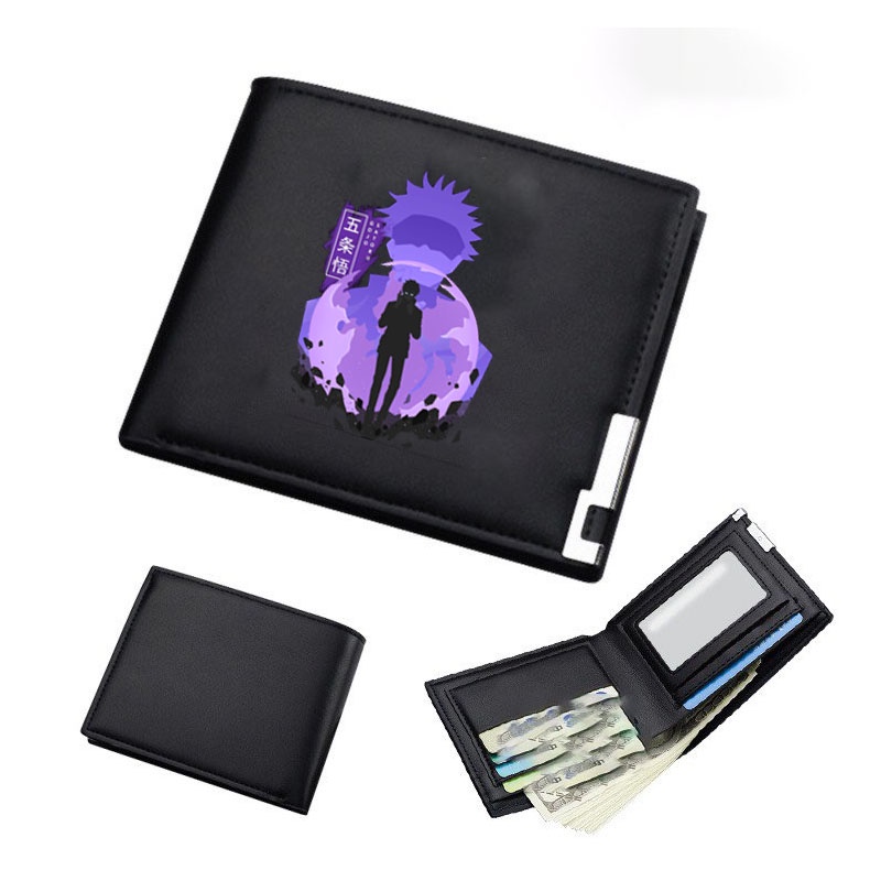 Ví da cầm tay nam nữ in hình JUJUTSU KAISEN Chú Thuật Hồi Chiến ver BÓNG TỐI tiện lợi anime chibi