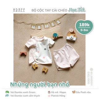 Hrnee - bộ cộc cúc giữa cài chéo