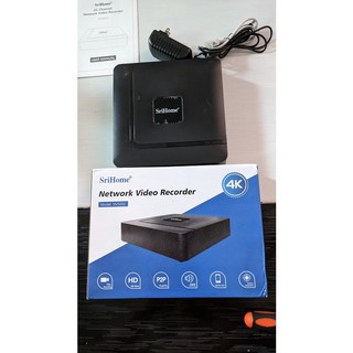 Đầu ghi hình srihome camera ip 16 kênh 8mp/4k dùng cho dahua, imou, hikvision,yoosee ,onvif hỗ trợ ổ cứng 8tb nvs003