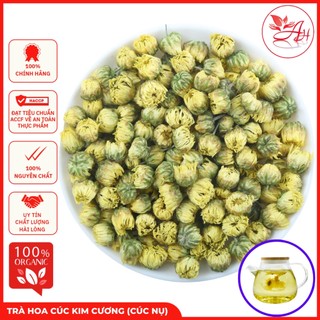 Trà hoa cúc sấy khô nguyên bông 100gr cúc nụ kim cương thanh nhiệt, giải độc, mát gan, sáng mắt