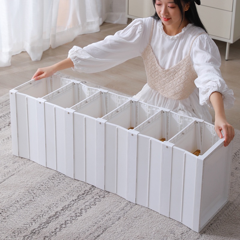 Hộp Đựng Giày Chống Bụi Bằng Nhựa Trong Suốt Có Thể Gấp Gọn Tiện Lợi