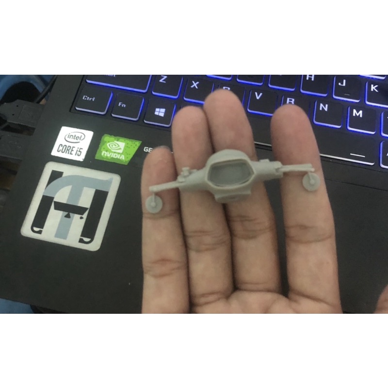 Đầu Vespa Sprint tỉ lệ 1:12 - Phụ kiện mô hình tỉ lệ 1:12 | Scale 1:12