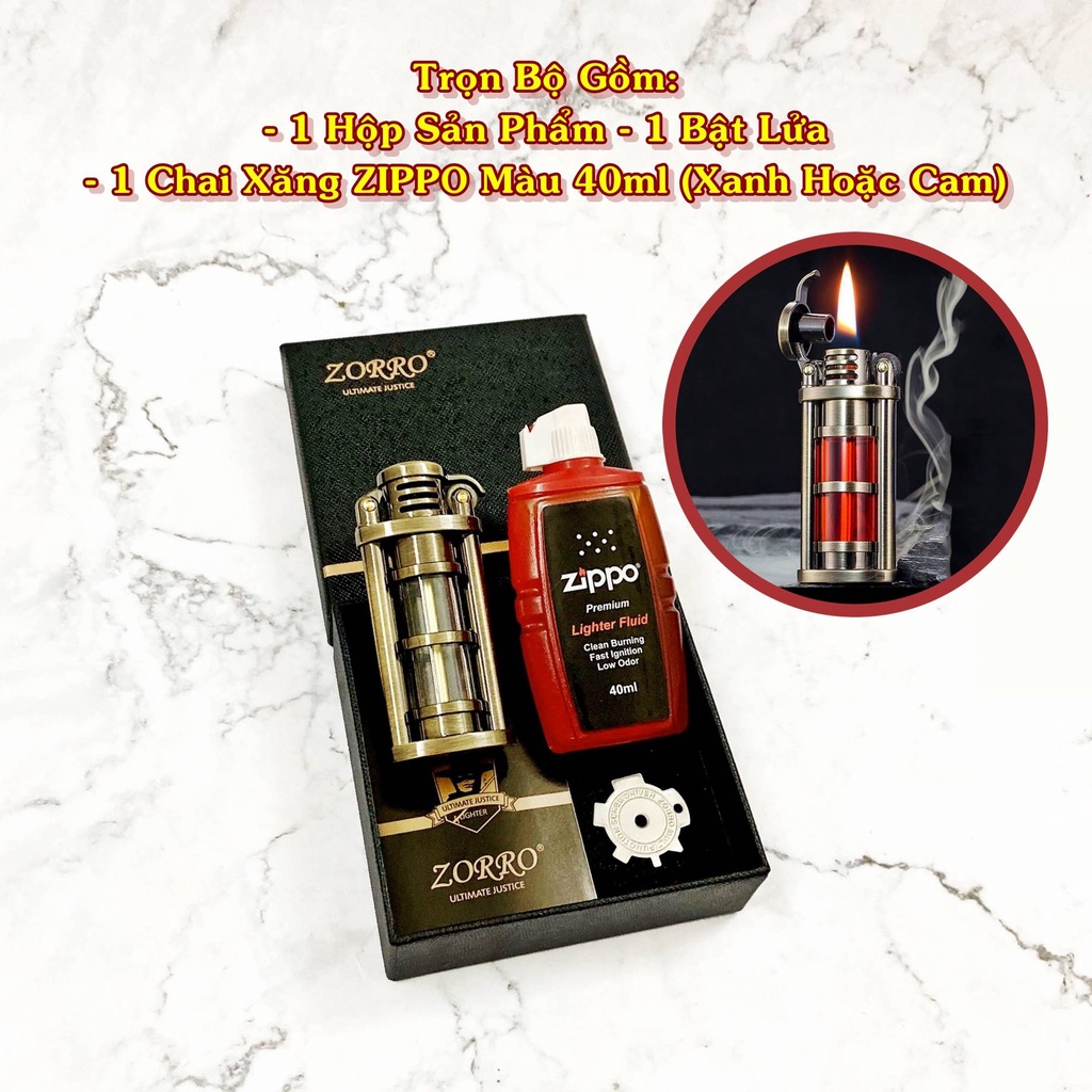 QUÀ TẶNG - 𝐇𝐨̣̂𝐩 𝐐𝐮𝐞̣𝐭 𝐁𝐚̣̂𝐭 𝐋𝐮̛̉𝐚 lộ thiên ZORRO Z652 tặng chai zăng 40ml fullbox - FREESHIP