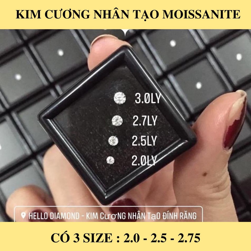 KIM CƯƠNG NHÂN TẠO ĐÍNH RĂNG MOISSANITE