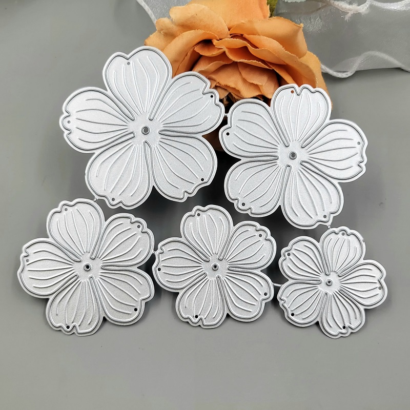 Khuôn Cắt Giấy Kim Loại Hình Hoa Xinh Xắn