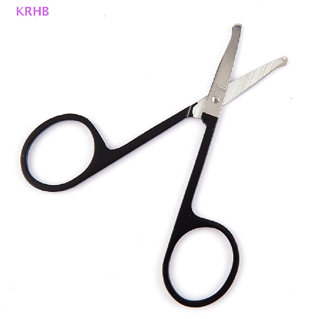 1 Dụng Cụ Tỉa Lông Mũi Và Lông Mày Đầu Tròn Bằng Thép Không Gỉ KRHB 1 Mới