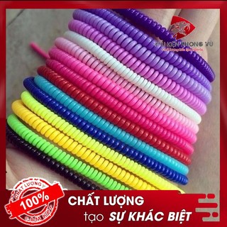 Bộ dây Dây cuốn tai nghe, dây cáp sạc nhiều màu sắc