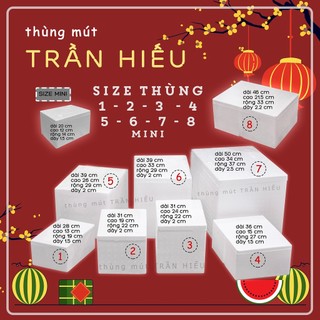 Thùng Xốp combo size ( 1 ) ( 2 ) ( 3 ) ( 4 )