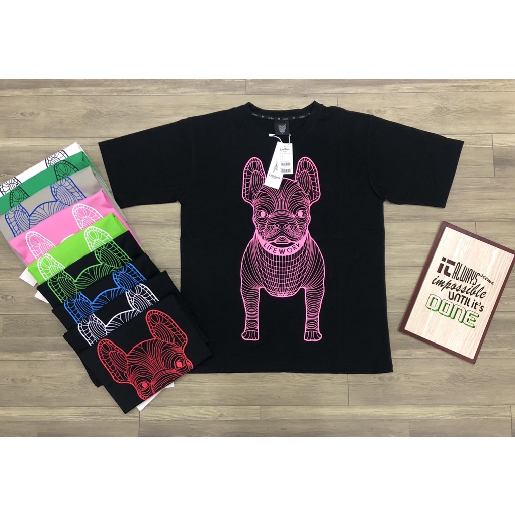 Áo thun life work đủ màu