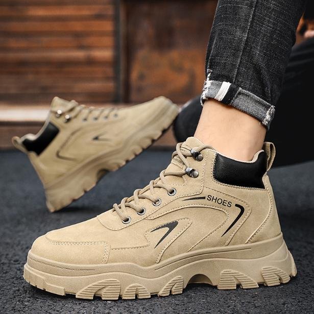 Giày Boot Nam Màu Cát DETA GN414