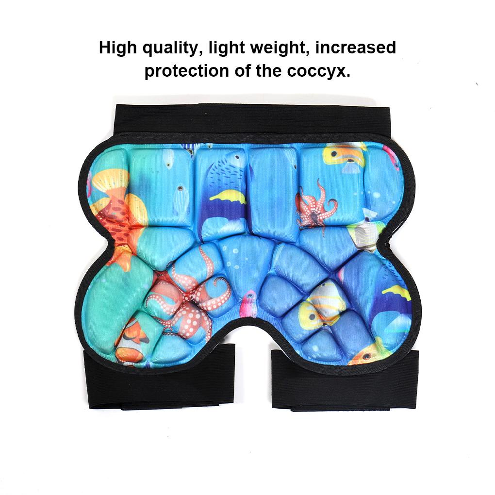 Quần Short Bảo Vệ Mông Chống Va Đập Có Khóa Cài Mạnh Dùng Trượt Tuyết Thể Thao