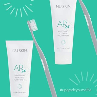 (Date2025) Kem đánh răng trắng sáng AP24 Nuskin 110g trắng sáng, hết hôi miệng, ngừa sâu răng