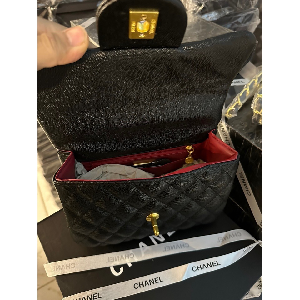 Túi Chà ne Size 22 cm Quai Xách Bản Vip Fluubocx Nơ Đẹp Nguyên Siu Nam Châm 599