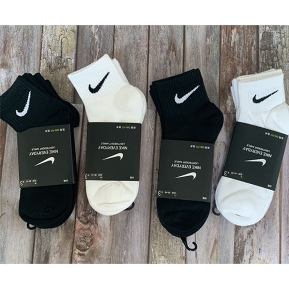Wfl3  Vớ Nike _ 100% cotton Thể Thao Dày Và Thoải Mái Cho Nam Và Nữ