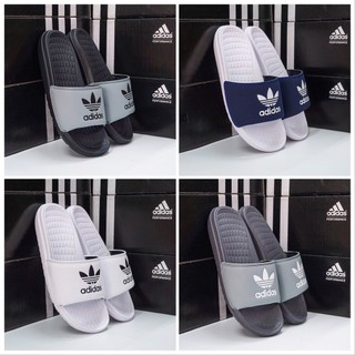 Dép adidas nam quai ngang thể thao siêu nhẹ - logo in nổi - không bong tróc - chất liệu đế càng đi càng êm