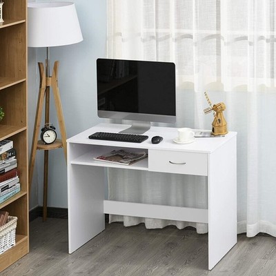 NEVA, Bàn làm việc 2 ngăn tủ DEK_068, 100x45x75cm, bàn gỗ Scandi Home