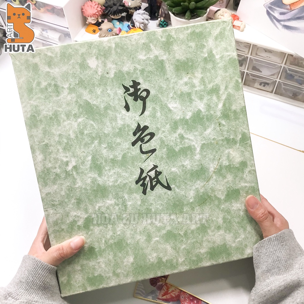 Bảng vẽ giấy Shikishi viền mạ vàng cao cấp Nhật Bản