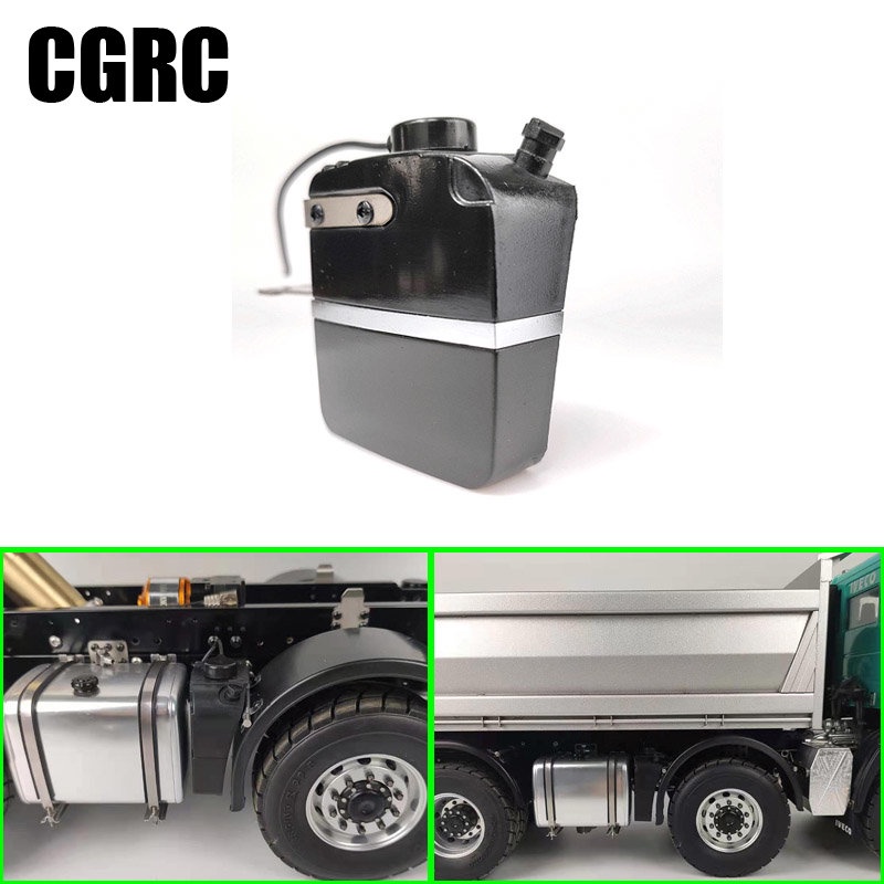 Bình Xăng Bằng Nhựa Cho Xe Tải Điều Khiển Từ Xa 1 / 14 Tamiya Scania 770S R470 R620 Actros 3363 MAN Volvo LESU DIY