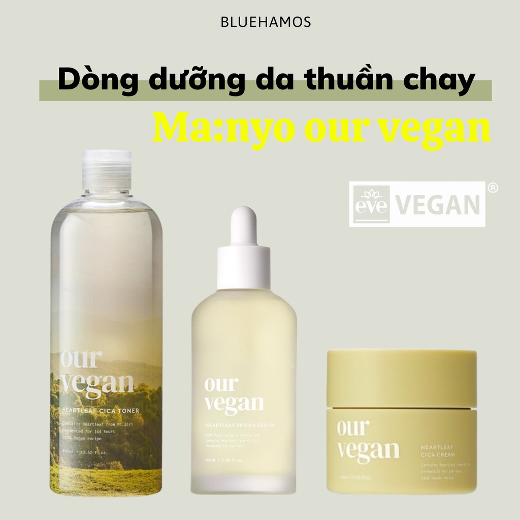 Dòng dưỡng da thuần chay Manyo Our Vegan