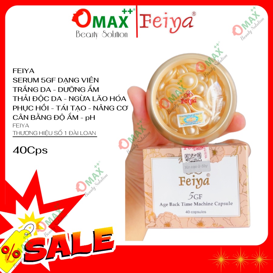 VIÊN NANG SERUM 5GF FEIYA - GIÚP SĂN CHẮC THẢI ĐỘC CHÌ