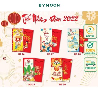 Lì xì tết 2022 may mắn bymoon