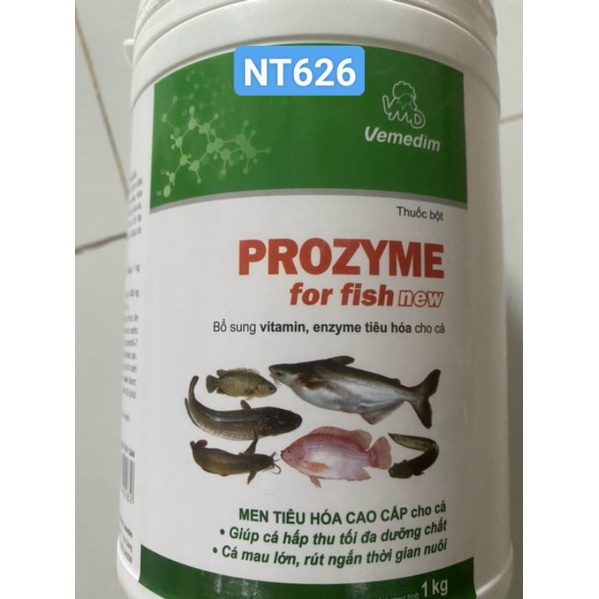 Men tiêu hóa VEMEDIM PROZYME for fish new - Bổ sung Vitamin, Enzyme tiêu hóa cho Cá, Lươn, Ếch